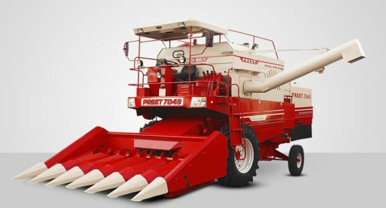 Preet -7049 Maize Special Self Propelled Combine Harvester Price & Specs 2024