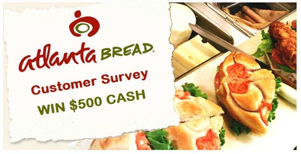 Atlanta Bread Survey Prize