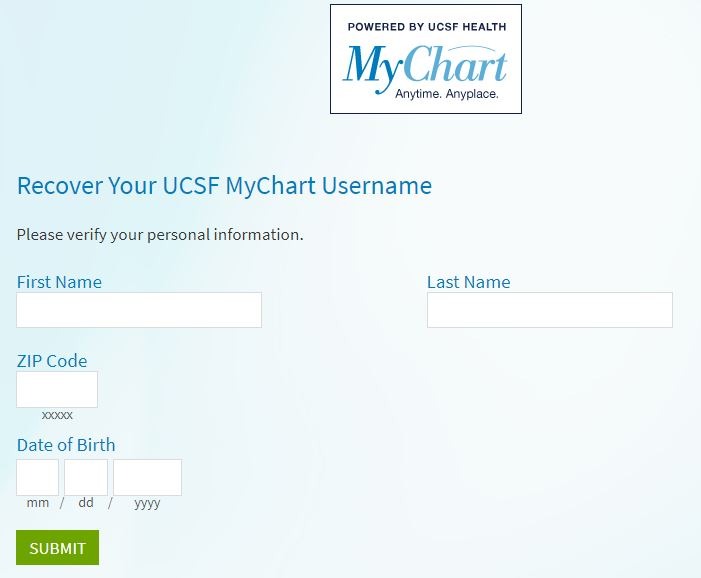 Mychart UCSF login