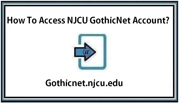 NJCU GothicNet log in