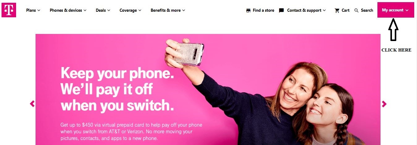 Sign Up for T-Mobile ID 1