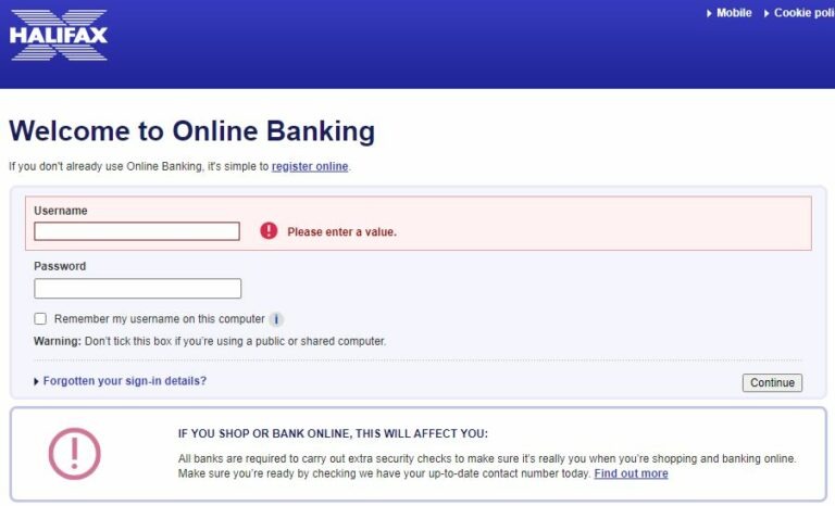 Halifax Online Banking Sign in Page ❤️ Find Official Portal