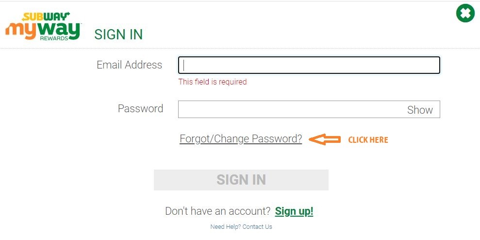 Mysubwaycard forgot password 1