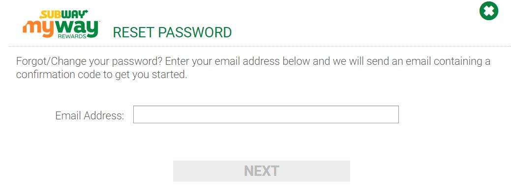 Mysubwaycard forgot password 2