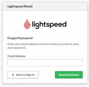 lightspeed point of sale login