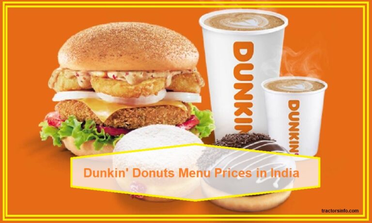 Dunkin’ Donuts Menu Prices in India 2024 ❤️ Official