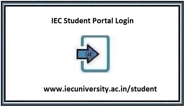 IEC Student Portal Login Tutorials 2024