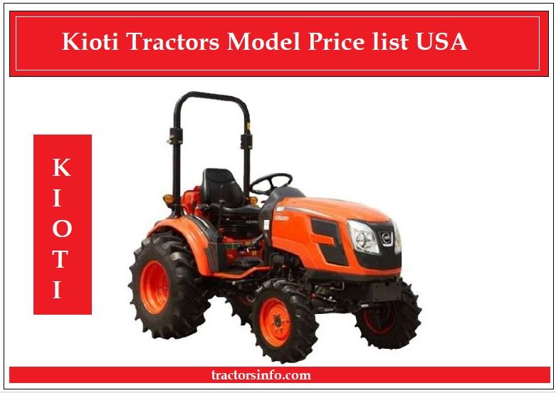 New Kioti Tractors Price List USA