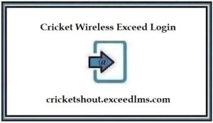 Cricket Wireless Exceed Login page