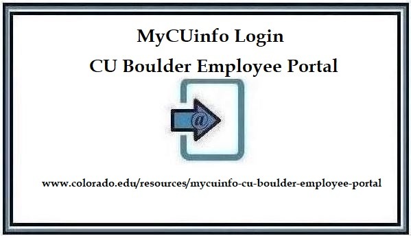 MyCUinfo Login CU Boulder Employee Portal
