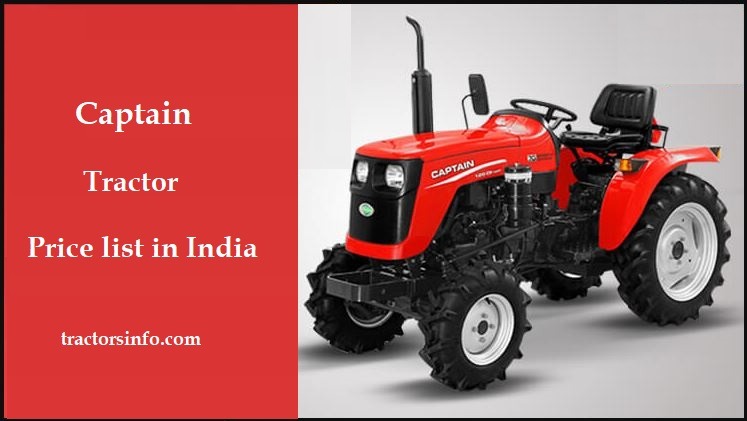 Captain Tractor Price List in India