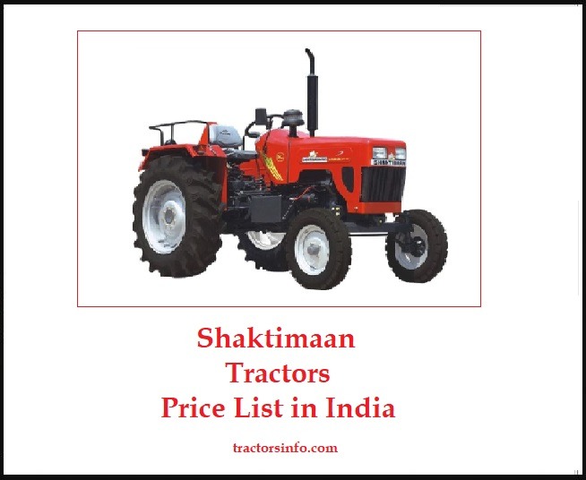 Mahindra Gujarat Shaktimaan Tractors Price List in India