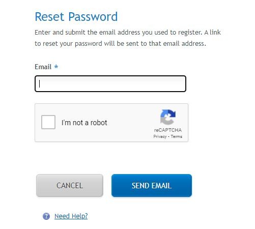 The Point Login reset password 2