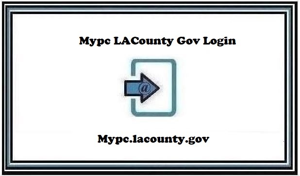 Mypc LACounty Gov Login page