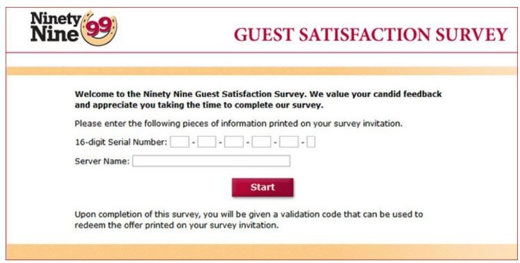 How To Take Part In This 99 Restaurants Guest Opinion Survey