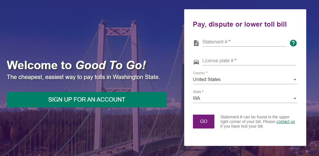 How to Pay Toll Bills at www mygoodtogo com