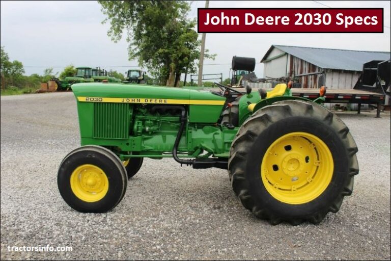 John Deere 2030 Specs, Price, Review & Features
