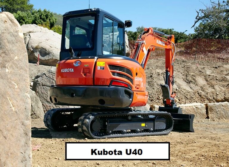 Kubota U40 Specs, Prices, Attachments, Overview  [2024]