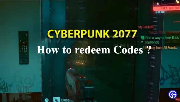 Cyberpunk 2077 Redeem Code