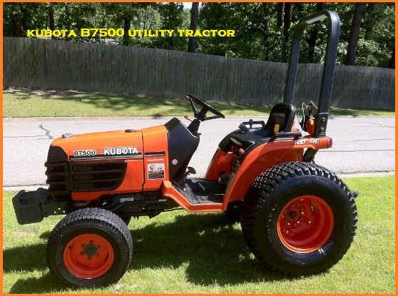 kubota b7500 tractor 