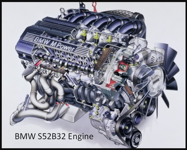 BMW S52B32 Engine