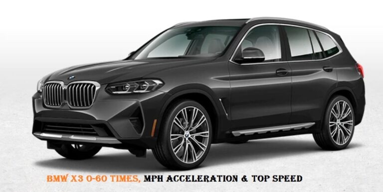 BMW X3 0-60 Times, Mph Acceleration & Top Speed