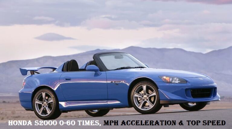 Honda S2000 0-60 Times, Mph Acceleration & Top Speed