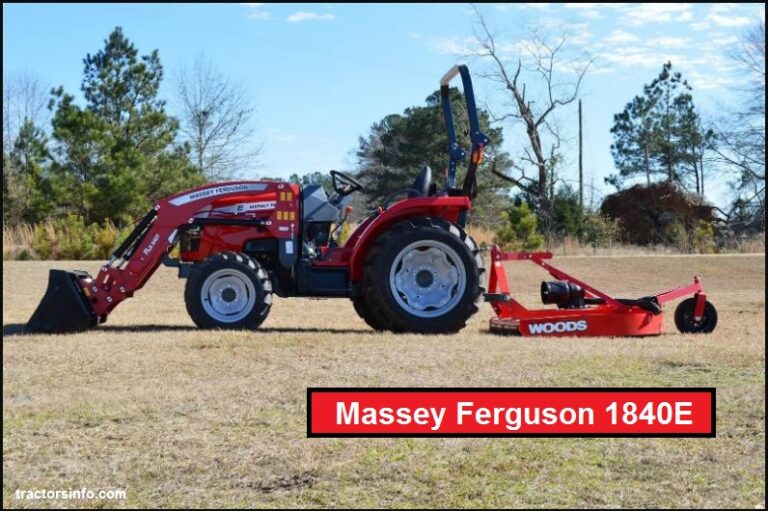 Massey Ferguson 1840E Specs, Weight, Price & Review ❤