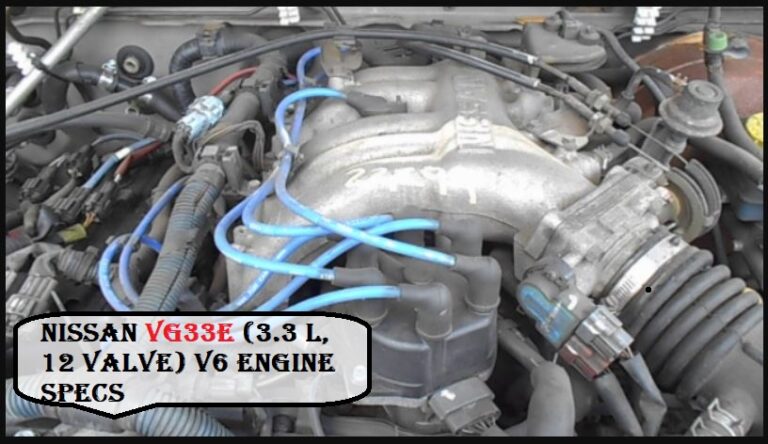 Nissan VG33E (3.3 L, 12 valve) V6 Engine Specs, Review & Service data