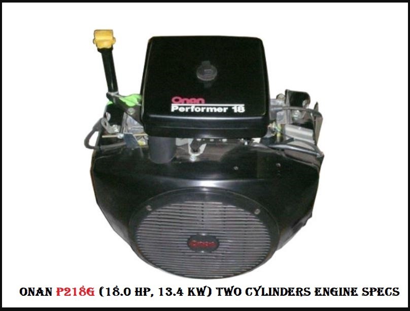 Onan P218G Engine Specs
