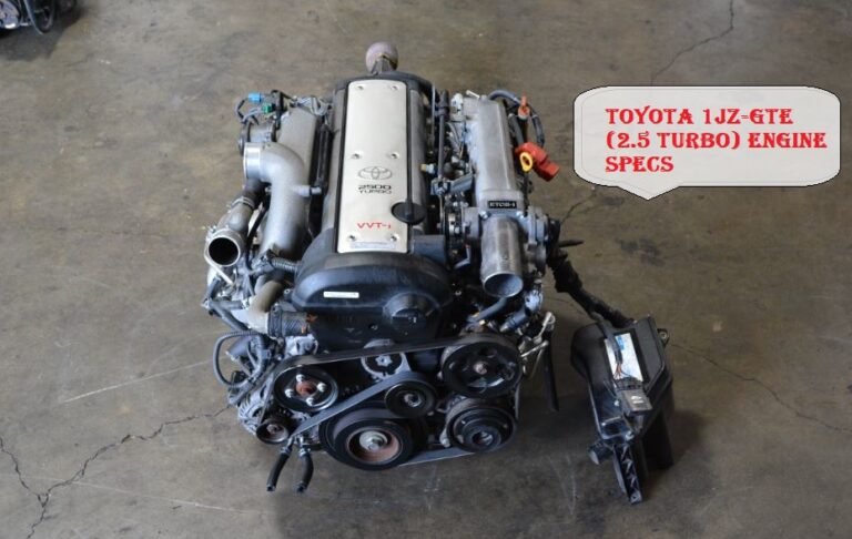 Toyota 1JZ-GTE (2.5 Turbo) Engine: Specs, Review & Service data