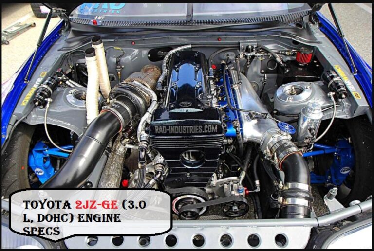 Toyota 2JZ-GE (3.0 L, DOHC) Engine Specs, Review & Service Data