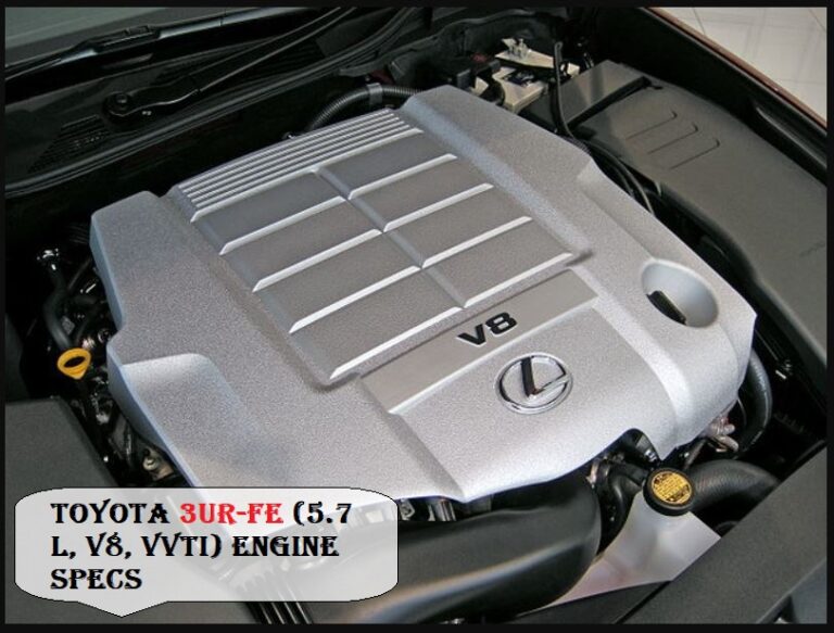 Toyota 3UR-FE (5.7 L, V8, VVTi) Engine Specs, Review, Service Data