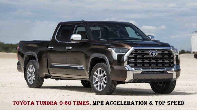 Toyota Tundra 0-60 Times, Mph Acceleration & Top Speed