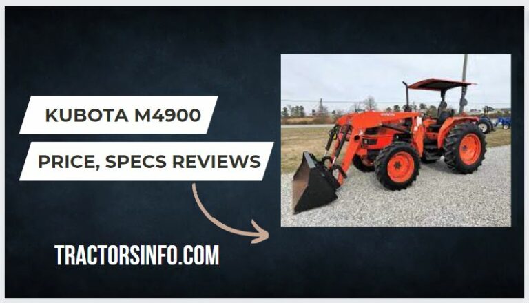 Kubota M4900 Specs, Weight, Price, Review, Attachments [2024]