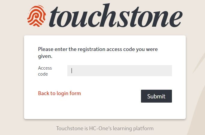 Register for HC One Touchstone