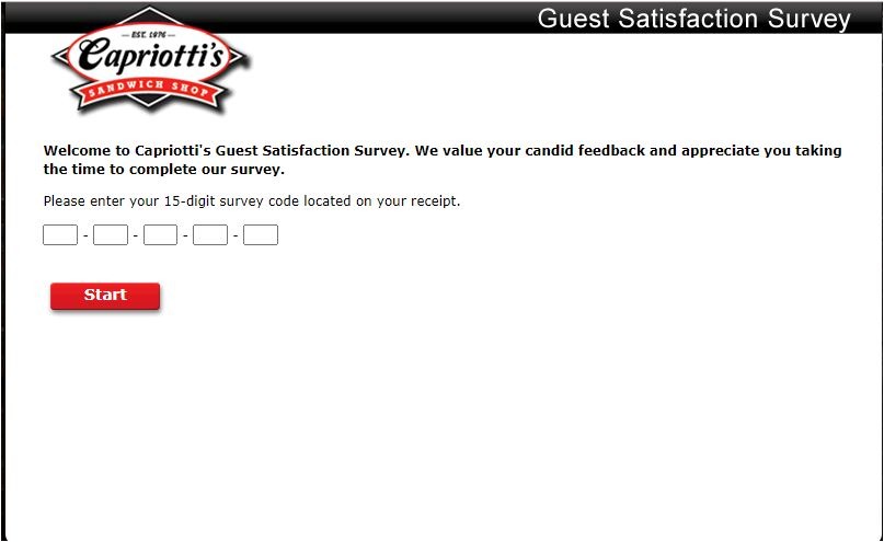 How To Take Part In This Tell Capriotti’s Survey.