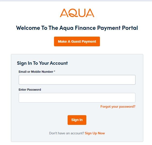 Aqua Finance Login
