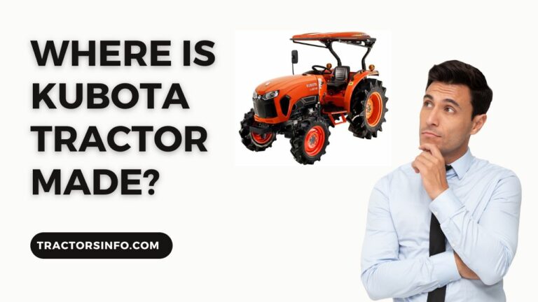 Where is Kubota Tractor Made?