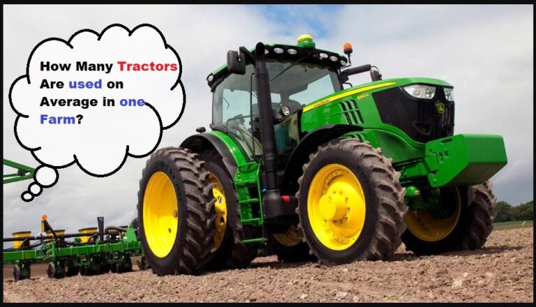 How Many Tractors Are used on Average in one Farm?