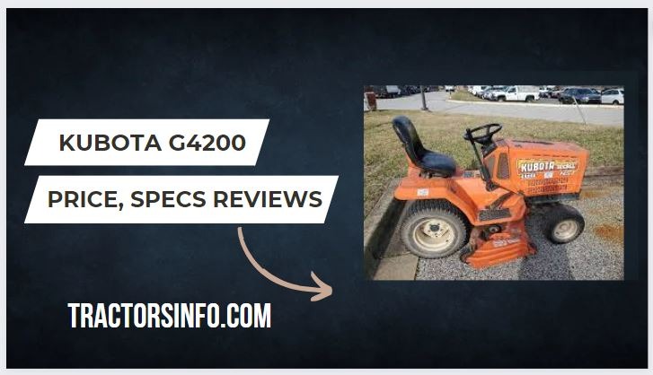 Kubota G4200 Specs, Price New, Review, Attachments