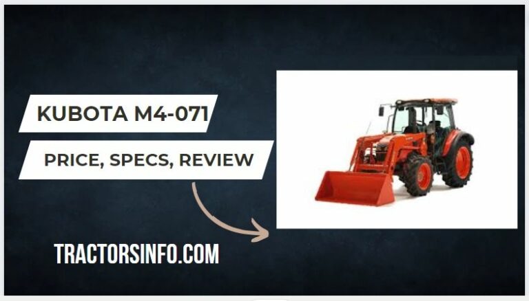 Kubota M4 071 Price, Specs, HP, Review, Attachments