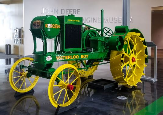 When was the first tractor invented in America