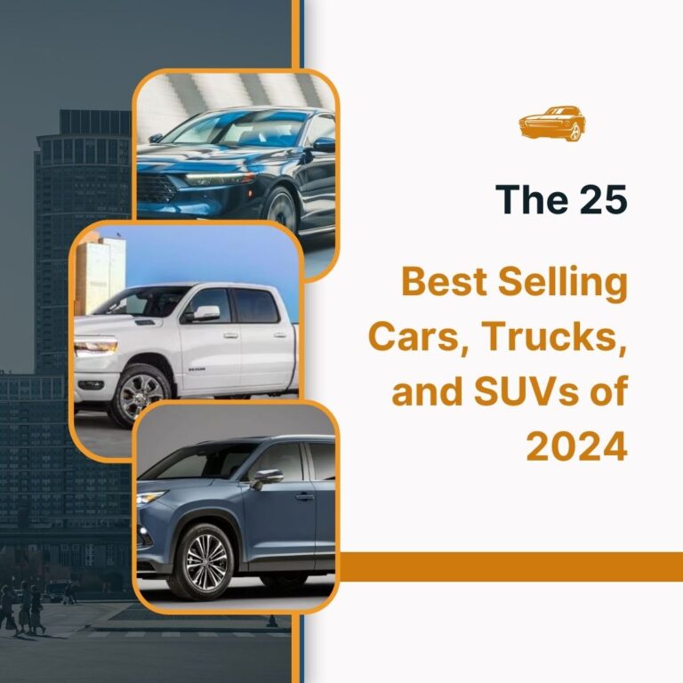 The 25 Best Selling Cars, Trucks, and SUVs of 2024