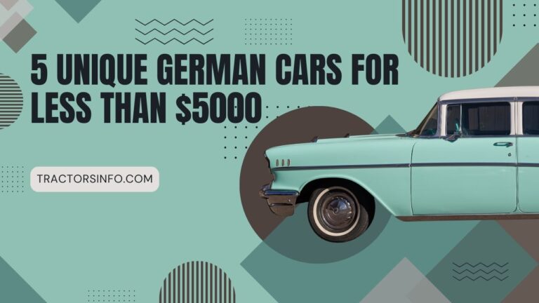 5 Unique German Cars For Less Than $5000