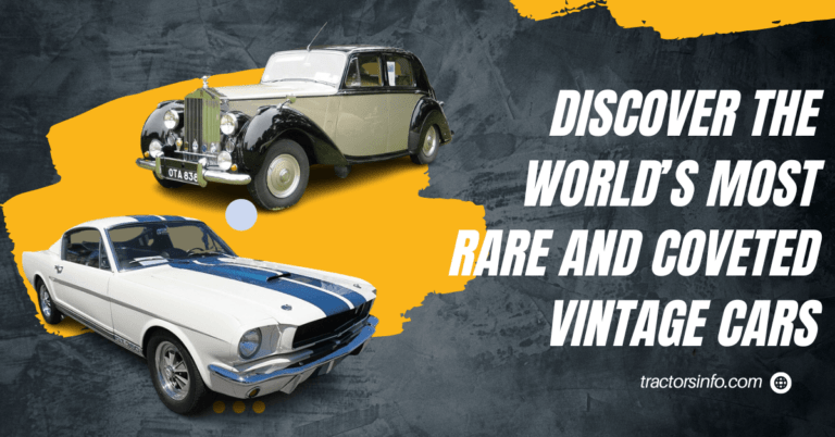 Discover the World’s Most Rare and Coveted Vintage Cars