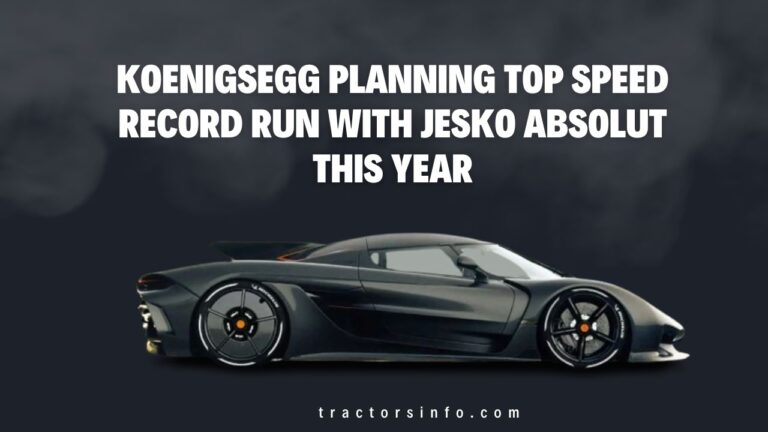 Koenigsegg Planning Top Speed Record Run With Jesko Absolut This Year