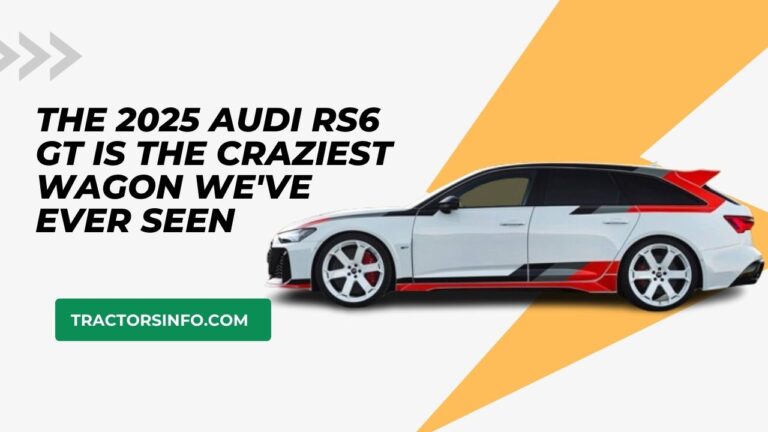 The 2025 Audi RS6 GT Is The Craziest Wagon We’ve Ever Seen