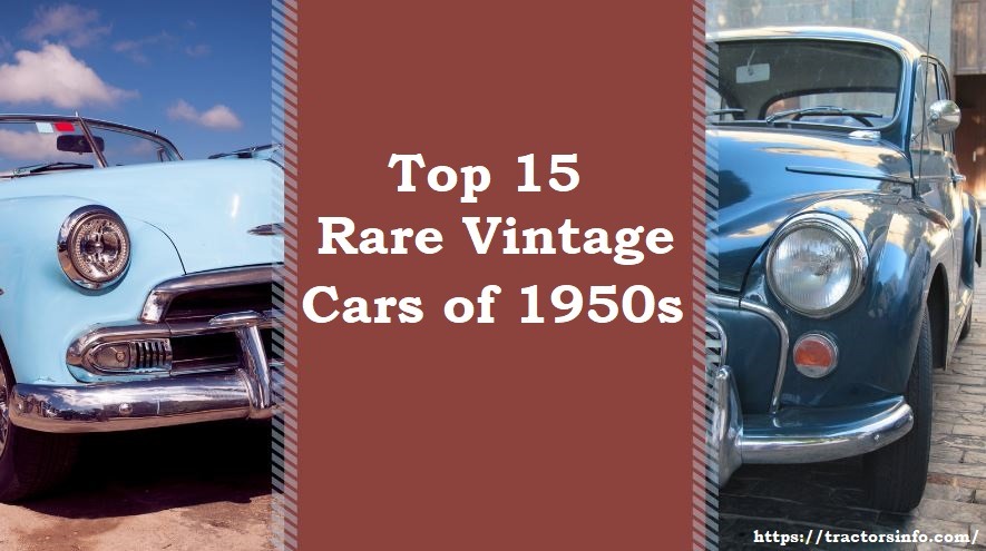 Rare Vintage Cars of the 1950s