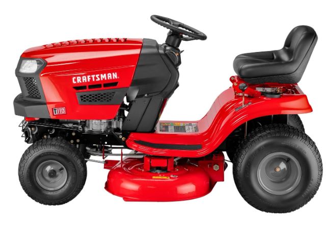 craftsman t110 riding mower